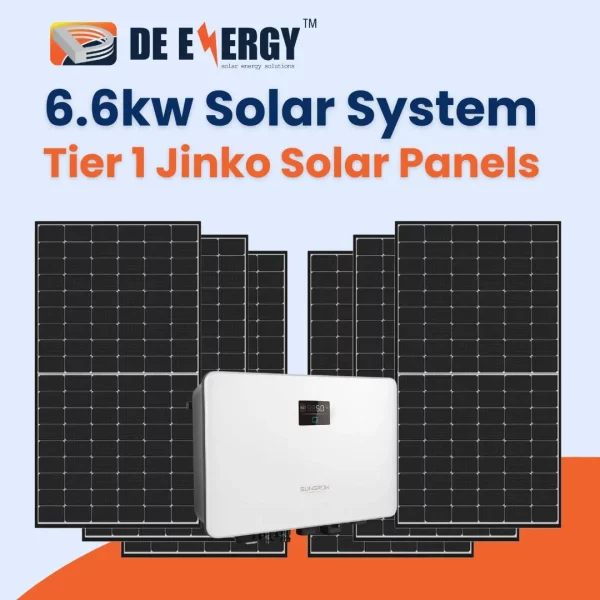 6.6kw Solar System - Tier 1 Jinko Solar Panels