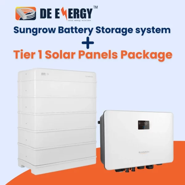 Sungrow Battery Storage system + Tier 1 Solar Panels Package